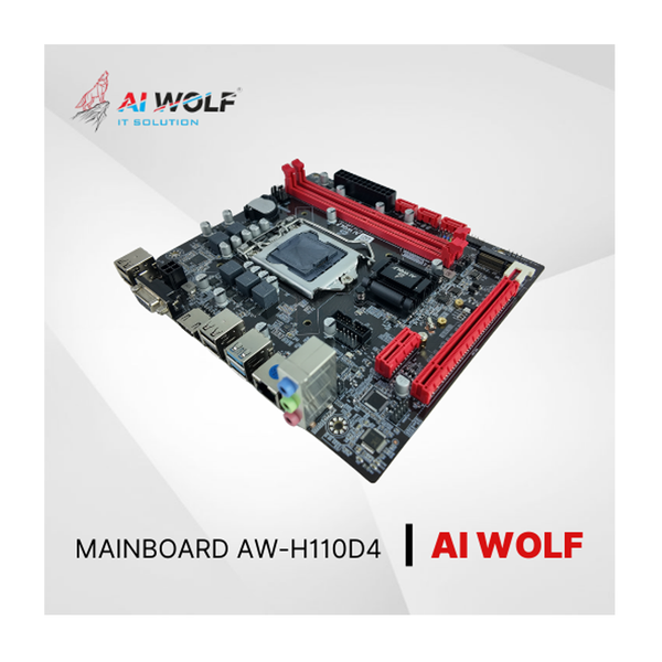 Bo mạch chủ AIWOLF H110 DDR4 (M-ATX, VGA + HDMI) Chính Hãng Full VAT