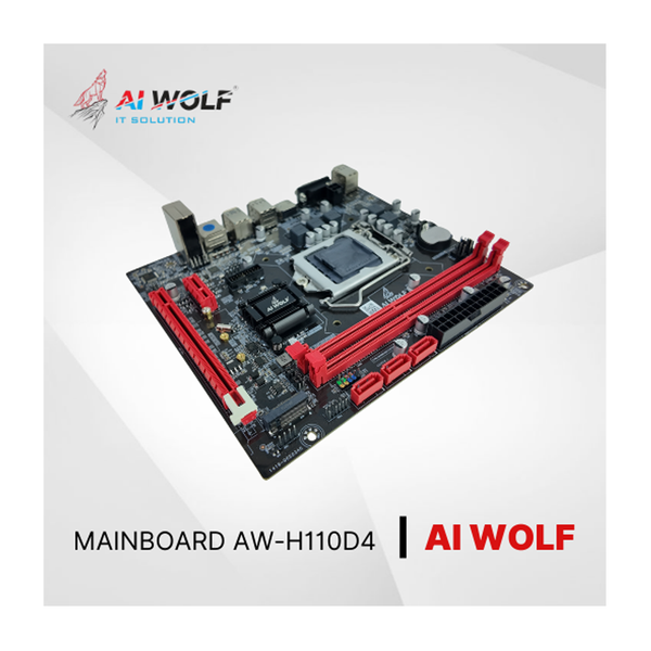 Bo mạch chủ AIWOLF H110 DDR4 (M-ATX, VGA + HDMI) Chính Hãng Full VAT
