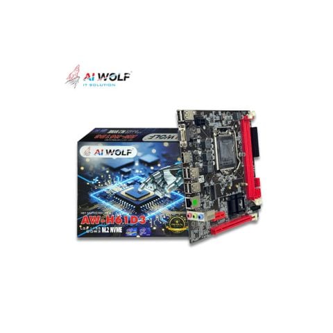 Bo mạch chủ AIWOLF AW-H61D3 (M-ATX, VGA + HDMI, LGA1155) Chính Hãng Full VAT