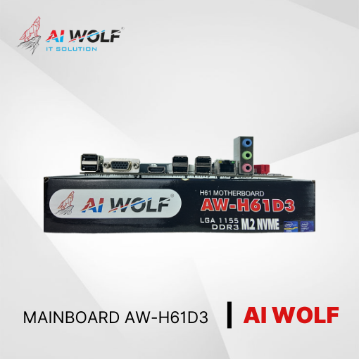 Bo mạch chủ AIWOLF AW-H61D3 (M-ATX, VGA + HDMI, LGA1155) Chính Hãng Full VAT
