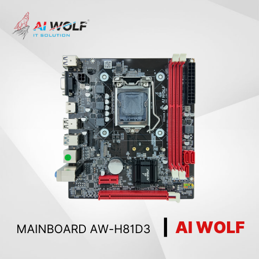 Bo mạch chủ AIWOLF AW-H81D3 (M-ATX, VGA + HDMI, LGA1150) Chính Hãng Full VAT