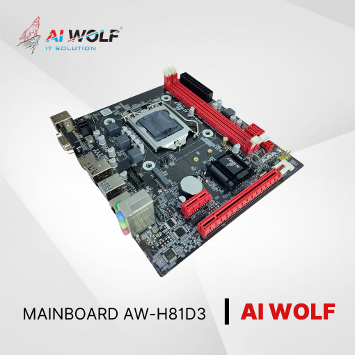Bo mạch chủ AIWOLF AW-H81D3 (M-ATX, VGA + HDMI, LGA1150) Chính Hãng Full VAT