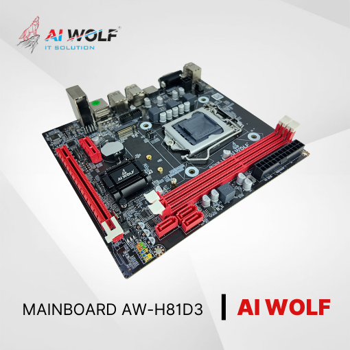 Bo mạch chủ AIWOLF AW-H81D3 (M-ATX, VGA + HDMI, LGA1150) Chính Hãng Full VAT