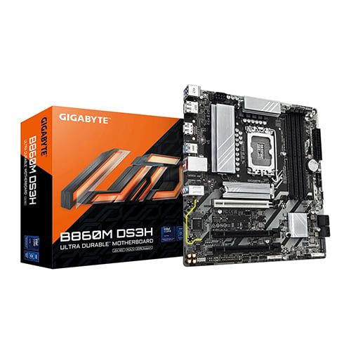 Mainboard Gigabyte B860M DS3H DDR5 | LGA1851, mATX, 4 khe RAM