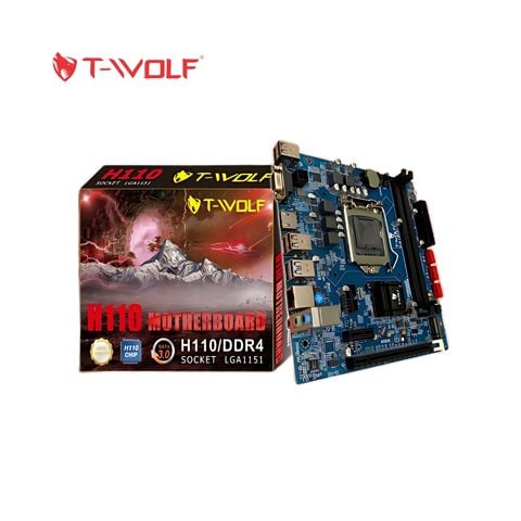 Bo mạch chủ H110 T-Wolf (DDR4, LGA1151, M-ATX)