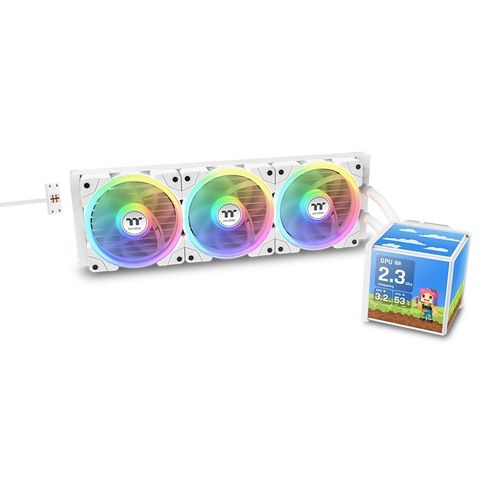Tản nhiệt nước Thermaltake MINECUBE 360 Ultra Snow - Màu trắng