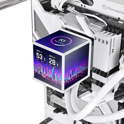 Tản nhiệt nước Thermaltake MINECUBE 360 Ultra Snow - Màu trắng