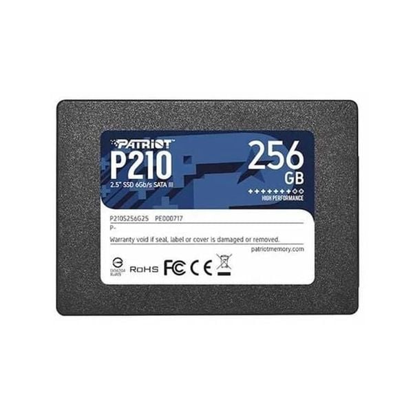Ổ cứng SSD Patriot P210 256GB SATA III 2.5 inch P210S256G25, đọc 500MB/s ghi 400MB/s