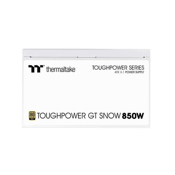 Bộ nguồn máy tính Thermaltake Toughpower GT 850 ATX 3.1 Snow - Màu trắng