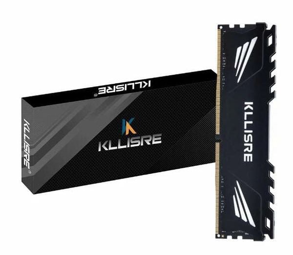 Ram PC Kllisre 8G/3200 DDR4 Có Tản New Box - Màu đen