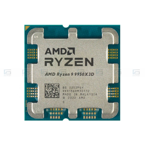 CPU AMD Ryzen 9 9950X3D (16 Core, 32 Thread, 4.3Ghz - 5.7Ghz, Cache 140MB) - Tray