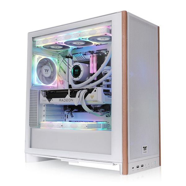 Thùng máy tính Thermaltake S370 WS Mid Tower Chassis - màu Đen / Trắng