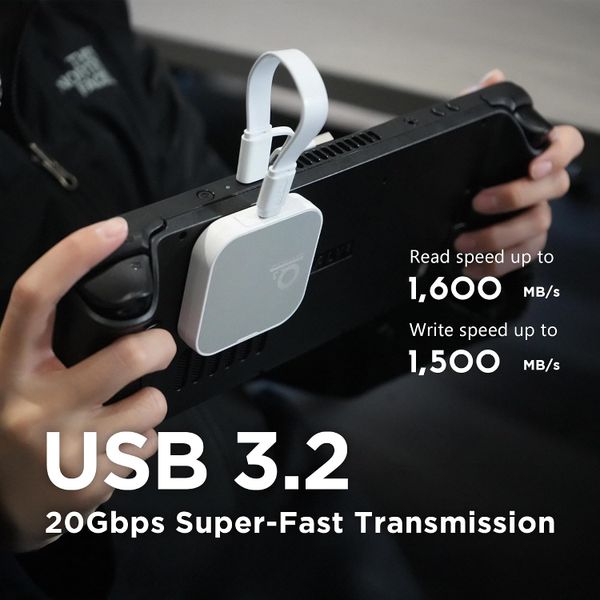 SSD di động ARES Q3, USB 3.2 Gen 2x2, Up to 1600/1500 MB/s