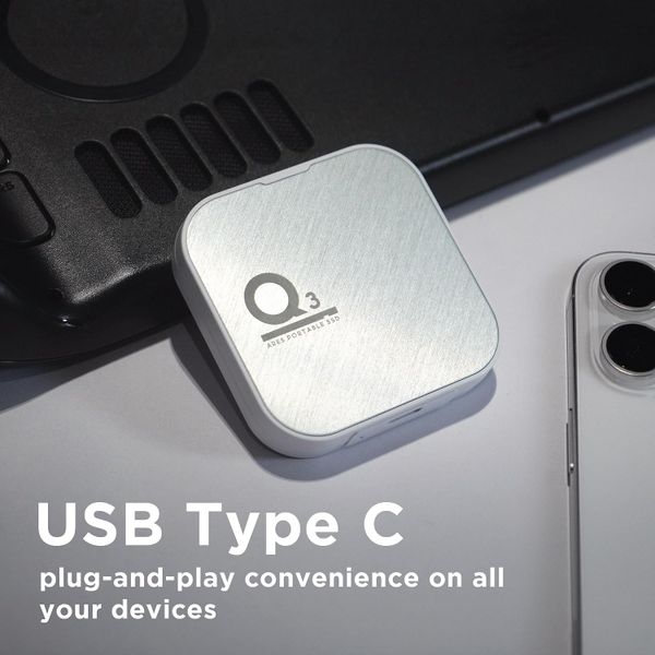 SSD di động ARES Q3, USB 3.2 Gen 2x2, Up to 1600/1500 MB/s