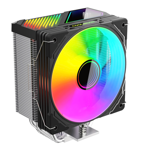 Tản Nhiệt Khí CoolMoon GT600 ARGB Display Đen