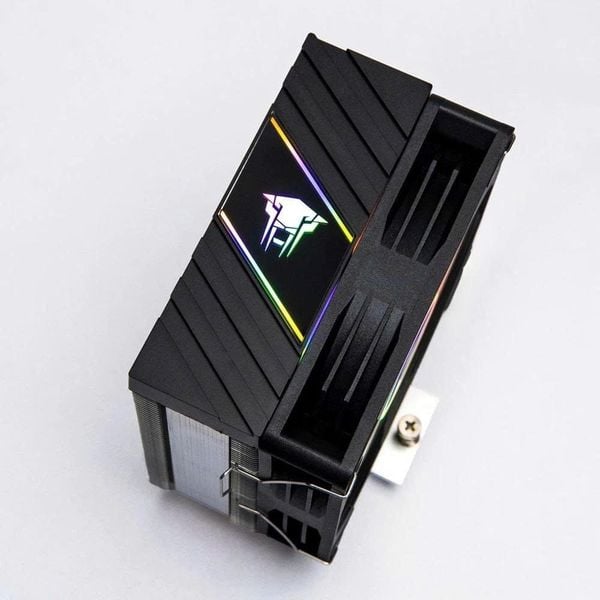 Tản nhiệt khí Leopard K400 ARGB Đen, quạt PWM 1800RPM, 69CFM, hỗ trợ Intel LGA1700