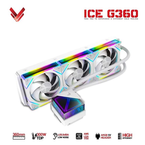 Tản Nhiệt Nước AIO VSP ICE G360 ARGB 360mm TDP 300W