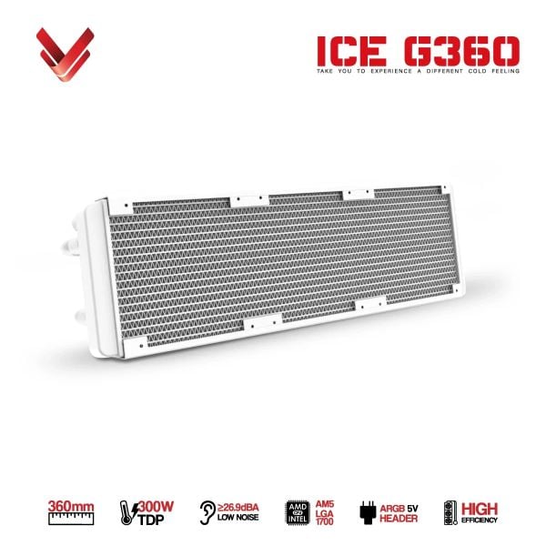 Tản Nhiệt Nước AIO VSP ICE G360 ARGB 360mm TDP 300W