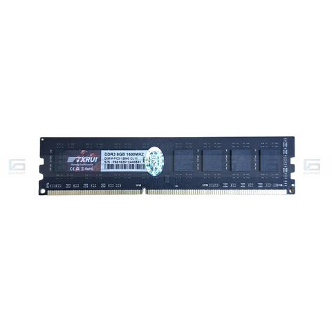 Ram Desktop TXRUI 8GB/1600 DDR3 Không Tản Chính Hãng