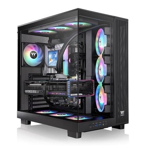 Thùng máy tính Thermaltake View 380 XL TG ARGB - Màu đen