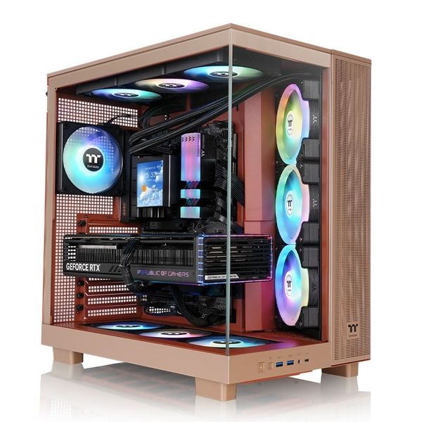 Thùng máy tính Thermaltake View 380 XL TG ARGB - Màu đỏ