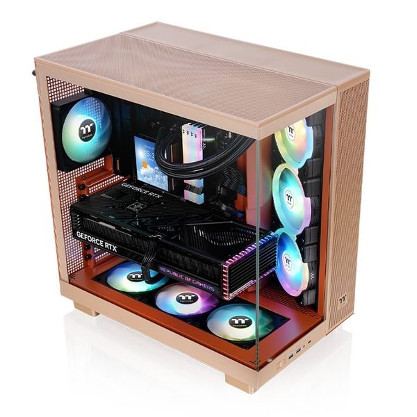 Thùng máy tính Thermaltake View 380 XL TG ARGB - Màu đỏ