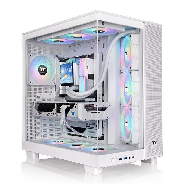 Thùng máy tính Thermaltake View 380 XL TG ARGB - Màu trắng