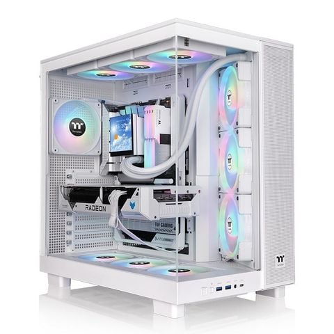Thùng máy tính Thermaltake View 380 XL TG ARGB - Màu trắng
