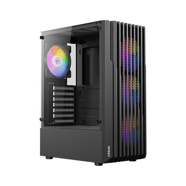 Thùng máy tính Gaming Antec AX22 (ATX, 3 FAN LED) - Màu đen