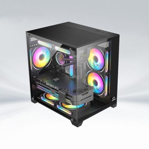 Thùng máy tính Coolerplus CPC - X34B (Middle Tower, M-ATX) - Màu đen