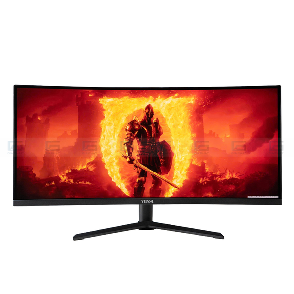 Yunsi Y340QB 34 inch Cong (165Hz, 1ms, 3440x1440, DP+HDMI) - Màu đen