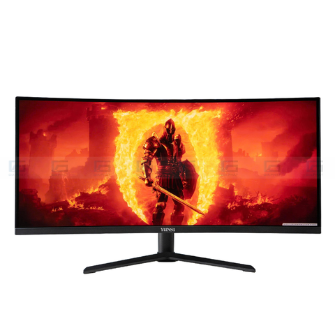 Yunsi Y340QB 34 inch Cong (165Hz, 1ms, 3440x1440, DP+HDMI) - Màu đen