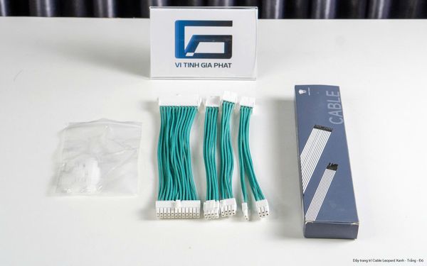 Dây nối dài trang trí module Jungle Leopard - Màu đen/trắng/xanh