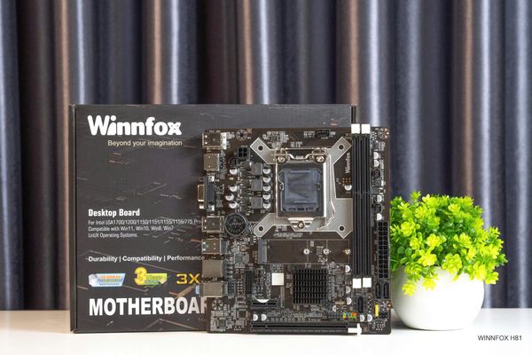 Bo mạch chủ H81 Winnfox (DDR3, M-ATX, LGA1150)