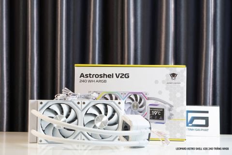 Tản nhiệt nước Jungle Leopard AstroShel V2 240 ARGB - Màu trắng