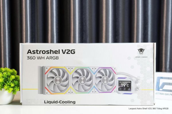 Tản nhiệt nước Jungle Leopard AstroShel V2 360 ARGB - Màu trắng