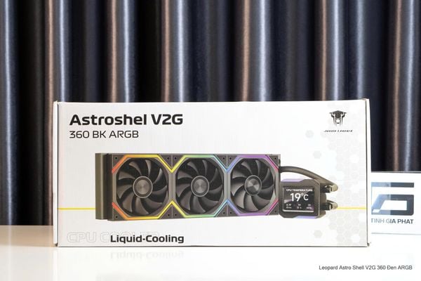 Tản nhiệt nước Jungle Leopard AstroShel V2 360 ARGB - Màu đen