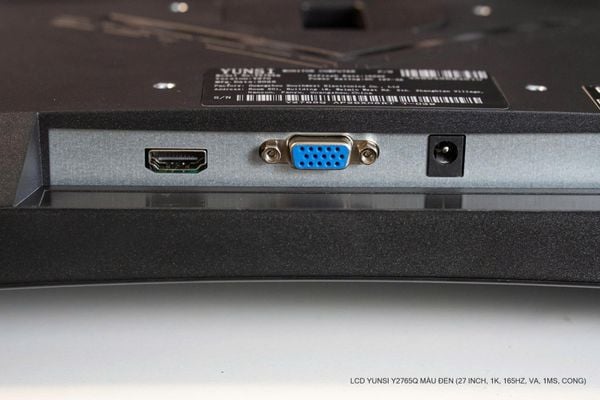 Yunsi Y2765Q (27 inch, 1K, 165HZ, VA, 1ms, Cong) - Màu đen