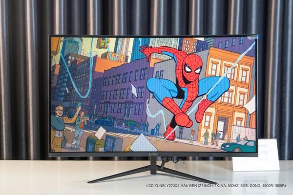 Yunsi Y270Q1 Cong 300Hz (FHD, VA, 1500 - 1800R, DP, HDMI) - Màu đen