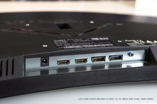 Yunsi Y270Q1 Cong 300Hz (FHD, VA, 1500 - 1800R, DP, HDMI) - Màu đen