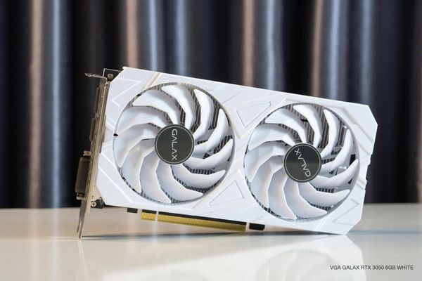 Card màn hình GALAX RTX 3050 6GB EX Geforce - Màu trắng