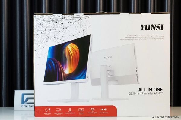 All in one YUNSI 24 inch Gen 4 (i5 4570HQ - 16G - 256G - Wifi) - Màu trắng