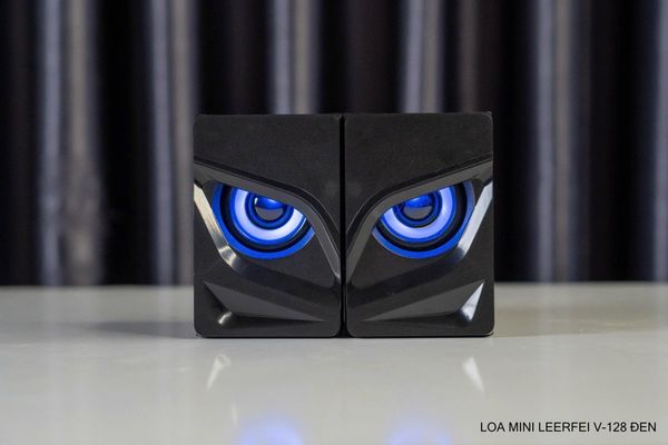 Loa máy tính để bàn Leerfei V-128 có dây - Màu đen