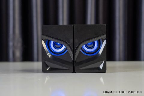 Loa máy tính để bàn Leerfei V-128 có dây - Màu đen