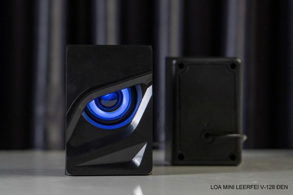 Loa máy tính để bàn Leerfei V-128 có dây - Màu đen