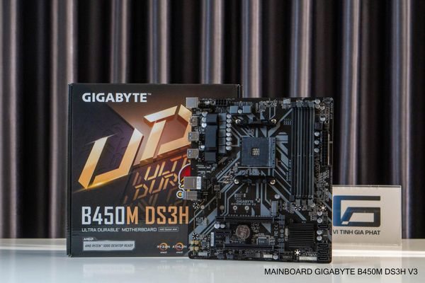 Bo mạch chủ Gigabyte B450M DS3H - V3 AMD Socket AM4