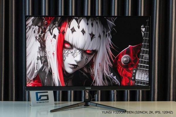 Yunsi Y320GM 32 Inch Phẳng (120Hz, 1ms, 2K QHD, IPS) - Màu đen