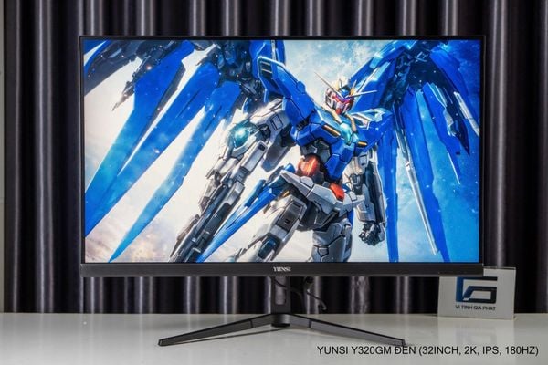 Yunsi Gaming Y320GM 2K 180Hz (QHD, IPS, HDMI + DP, 1ms) - Màu đen