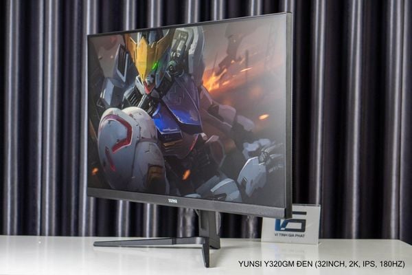 Yunsi Gaming Y320GM 2K 180Hz (QHD, IPS, HDMI + DP, 1ms) - Màu đen