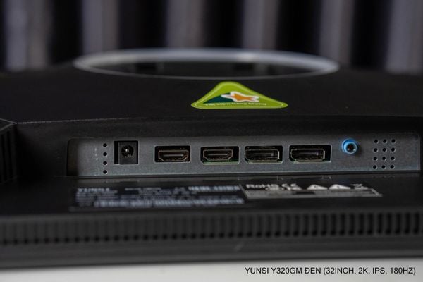 Yunsi Gaming Y320GM 2K 180Hz (QHD, IPS, HDMI + DP, 1ms) - Màu đen